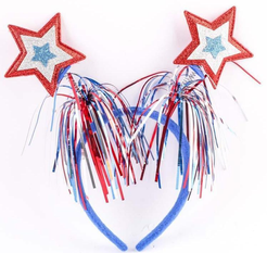 Ободок новогодний Звезды 25х23см SYTGA-1425166