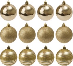 Набор шаров 12шт 7см, золото, SYQC-0124067