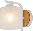 Бра Altezza 4550-1W WH+WOOD, 1xE27/40W (18х10х5,5мм)