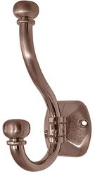 Крючок для пальто и шапки английский LK0405 никель