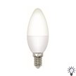 Лампа светодиодная VOLPE LED-C37-6W 4000K E14 FR SLS