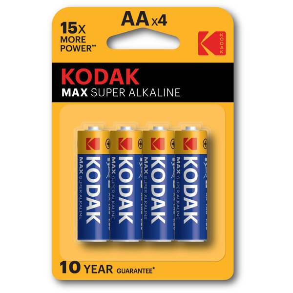 Батарейка алкалиновая Kodak LR6-4BL MAX SUPER 4шт