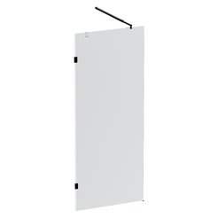 Перегородка душевая AM.PM X-Joy W94WI-80-F1-BTE 80x195, фурнитура черный
