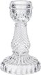 Подсвечник Lefard Diamant 6,5х6,5х10,5см стекло прозрачный