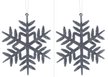 Набор украшений Снежинки 2шт 11,5см, серебро, SYLKGJB-482190