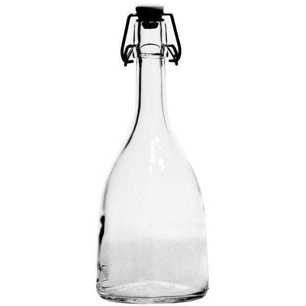 Бутылка стеклянная Бабл 0,7л с бугельным замком 