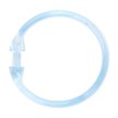 Кольца для штор в ванную Verran Lokee голубой, пластик 12шт