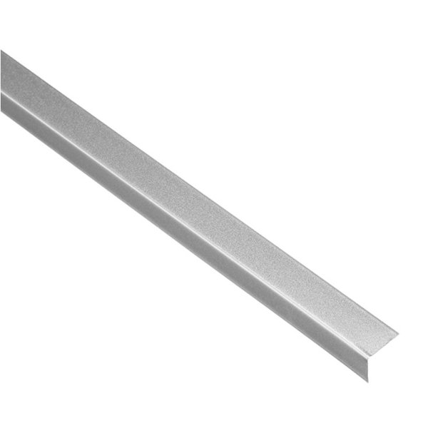 Угол пристенный 19х24 (3м) алюминий металлик
