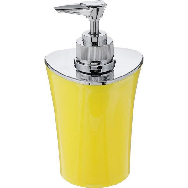 Дозатор для жидкого мыла Wiki yellow пластик