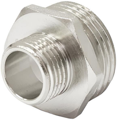 Ниппель латунный переходной STI 1/2"х3/8"