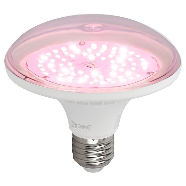 Лампа светодиодная для растений ЭРА FITO-18W-Ra90-E27 полного спектра 18Вт Е27