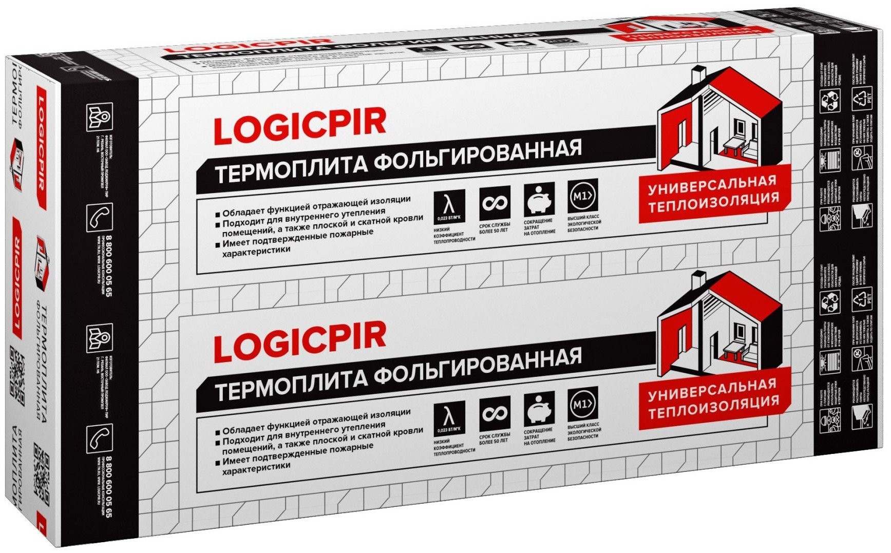 Плита теплоизоляционная Logicpir L-1185х585х30мм (0,7м2) лист 309828 купить  с доставкой в МЕГАСТРОЙ Россия