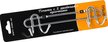 Планка 20см с двумя двойными крючками SWH-2280-02 хром
