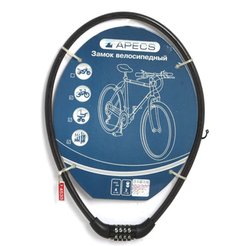 Замок тросовый Apecs PD-82-65CM-Code кодовый
