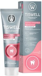 Паста зубная Tiswell 110мл Отбеливающая реминерализующая для чувствительных зубов с наногидроксиапатитом