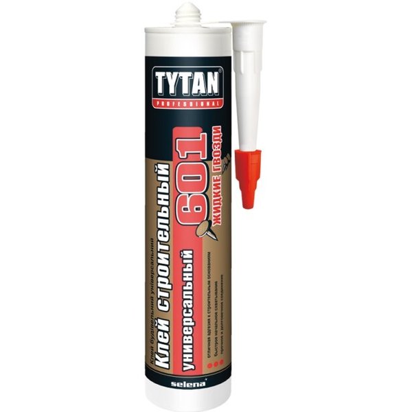 Клей монтажный каучуковый Tytan Professional строительный универсальный №601 Бежевый (405г)