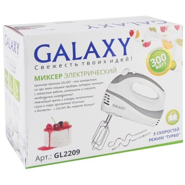 Миксер электрический Galaxy GL 2209,300Вт