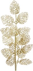 Ветка декоративная Осина в золоте 70х16х1см,87481