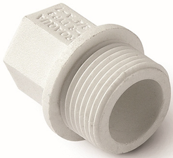 Заглушка полипропиленовая резьбовая Pro Aqua 1/2" наружная резьба