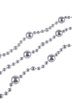 Бусы новогодние 350х1,8см, серебро, SYZLB-2223008 Бусы новогодние 350х1,8см, серебро, SYZLB-2223008