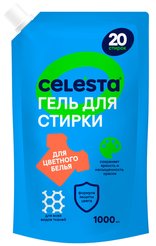 Гель д/стирки цветного белья Celesta 1л дой-пак