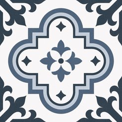 Керамогранит Paris 25x25см rivoli белый матовый 1м²/уп