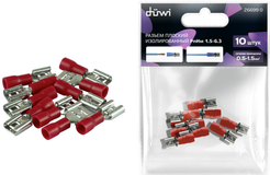 Разъем РпИм duwi 1.25-5-0.8 плоский 10шт 26699 0