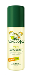 Спрей от клещей Комарофф 125мл