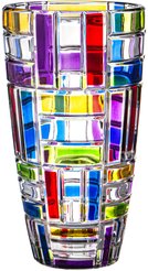 Ваза Lefard Linea Colored стекло цветной 25см