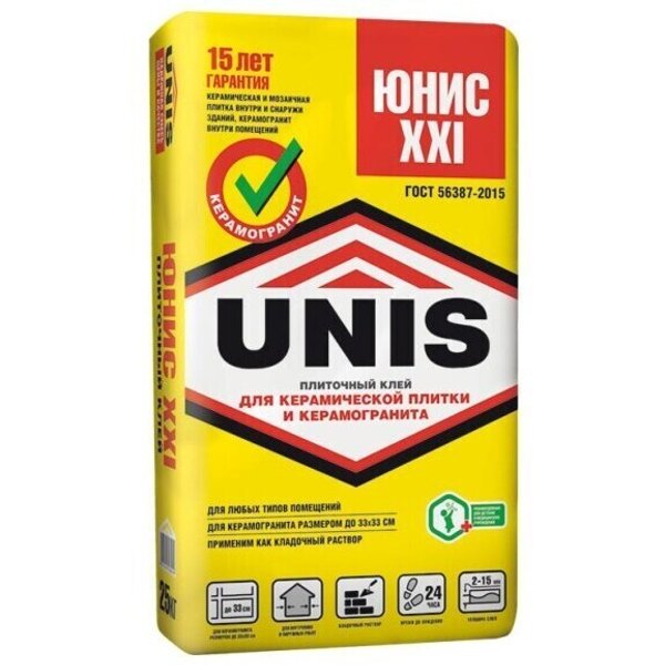 Клей для плитки UNIS-ХХ1 5кг
