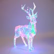 Фигура светодиодная внешняя Олень 80х25см h90см 24x49см 500LED, мультиколор, ПЭТ, RX001-90LT