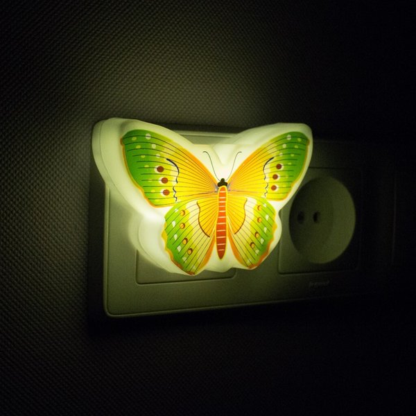 Ночник светодиодный СТАРТ NL 3 Бабочка желтый 60/240