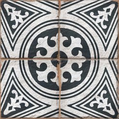 Керамогранит 20х20х0,8см MOROCCO AQUA,цвет голубой, матовая, 1м2