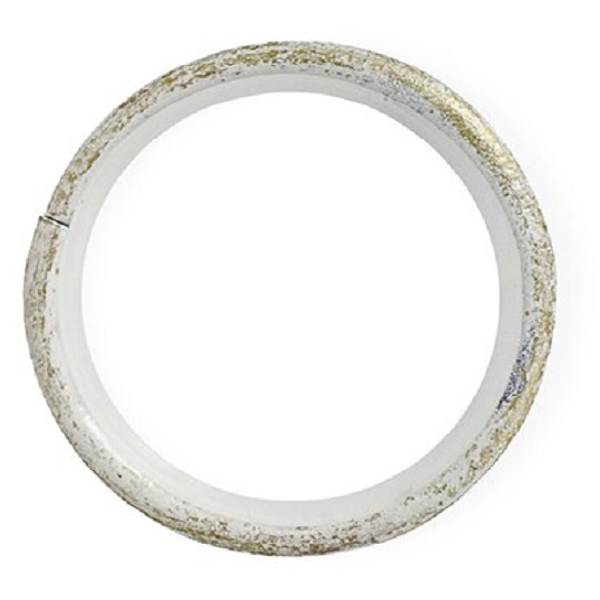 Кольца для карниза белый с золотом 16мм