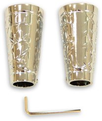 Наконечник Qually Серебро Узор А YF066 16мм