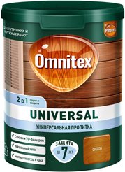Пропитка для древесины Omnitex Universal 2в1 Орегон 0,9л