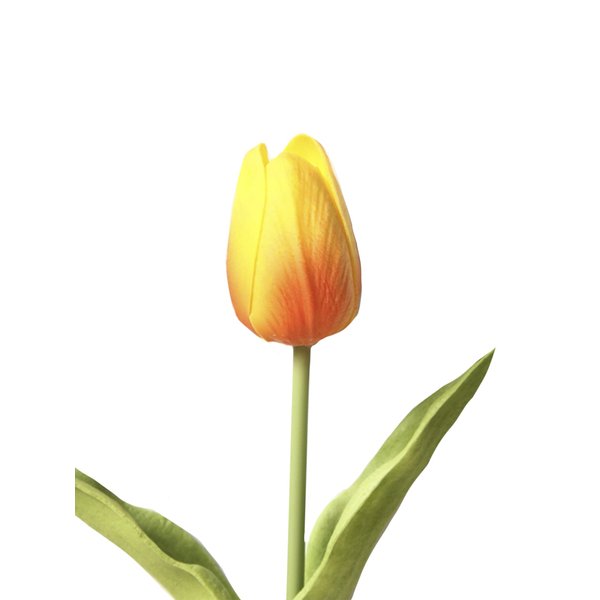 Цветок искусственный Желтый Тюльпан 34х3,5х3,5см
