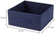 Короб д/хранения Qually 31х31х14см синий