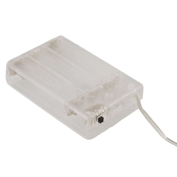 Электрогирлянда внутренняя Струна 10м 100LED, теплый белый, на батарейках (тип: АА)