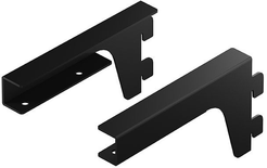 Кронштейн для полок ЛДСП Larvij 15см черный 2шт