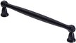 Ручка-скоба 160мм античный чёрная