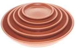 Поддон керамический d17см, терракот