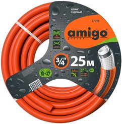 Шланг для полива спиральное армирование пятислойный 3/4" 25м Amigo grande
