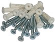 Шуруп Zn 5,0х35 в комплекте с дюбелем Multi 10x40 (8шт)