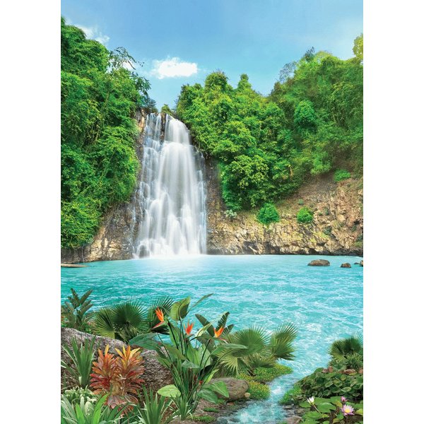 Фотообои Твоя Планета Тропический водопад 8л 194х272см