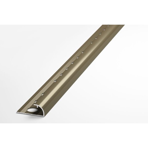 Угол внешний алюминиевый для плитки толщиной до 9мм ПК 03-9.2700.04л, бронза анод