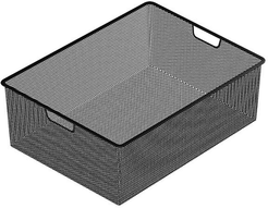 Корзина выдвижная мелкосетчатая Larvij 55,5х41х18,5см черный