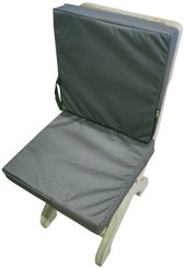 Подушка для садового кресла 50х42х6см темно-серый