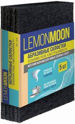 Набор салфеток д/уборки Lemon Moon Экстраэффект 15х10см 5шт абразивные
