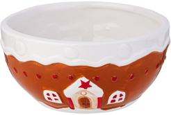 Салатник Agness Пряничный домик 15,3х7,5см 700мл керамика